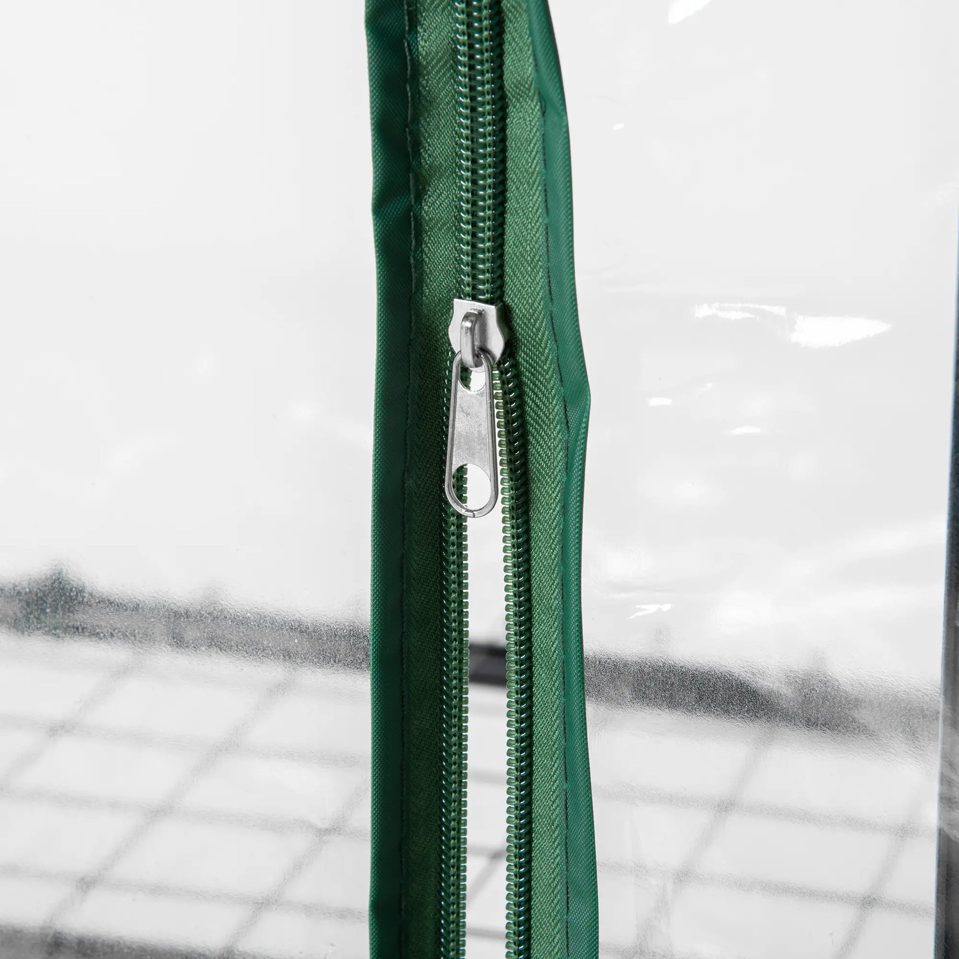 27" x 20" x 65" Portable Greenhouse, 4 Tier Shelves, Wheels, Steel Frame, Clear Plastic Cover Greenhouses at Gallery Canada