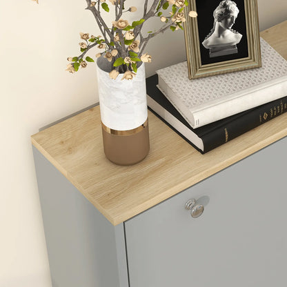 Shoe Storage, 3 Flip Drawers, Adjustable Shelves, 24 Pairs, Grey Shoe Storage Cabinets & Racks at Gallery Canada