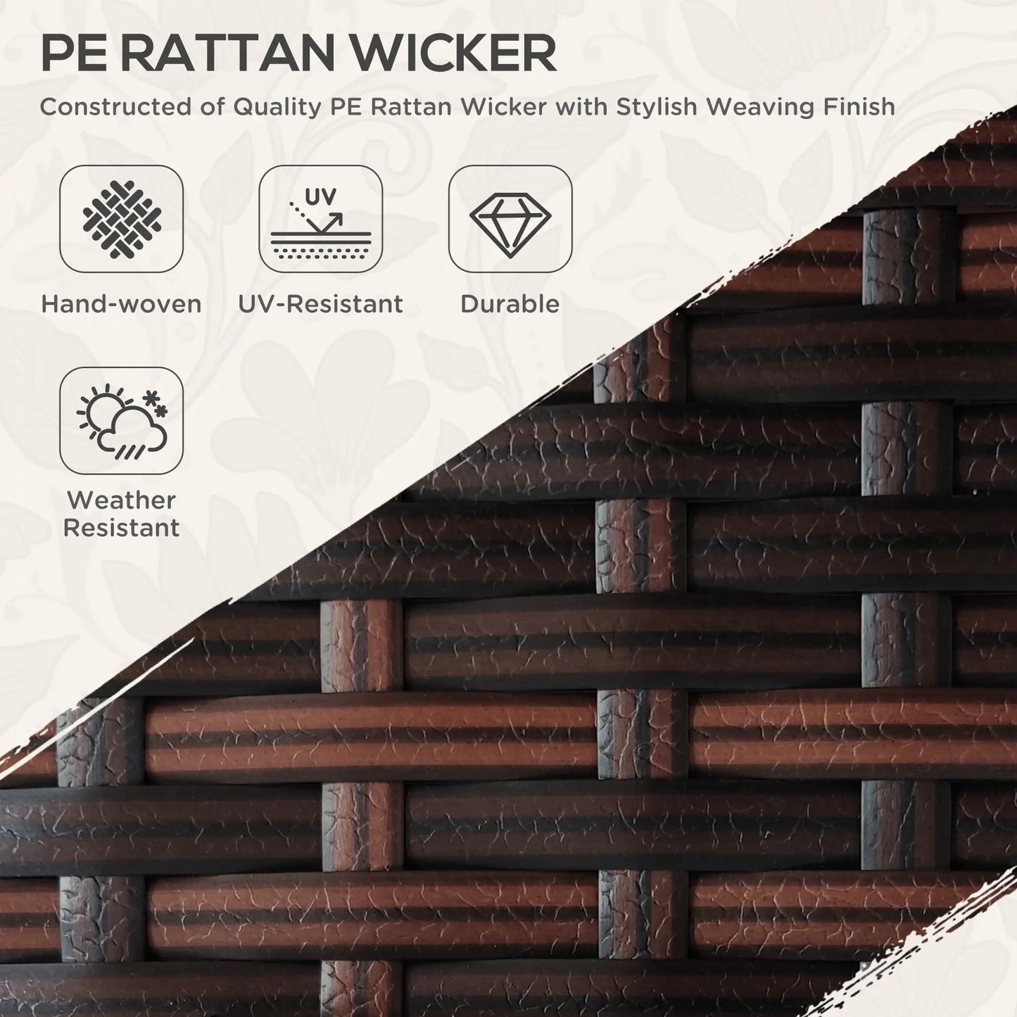 2 Pcs Square PE Rattan Ottoman Set, Outdoor Footrest with Removable Cushion, Sky Blue Patio Furniture Sets at Gallery Canada