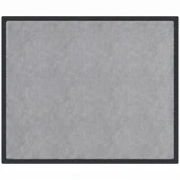 Tapis d'éveil pour bébé, 1,2" d'épaisseur, 71" x 59", flanelle douce, gris foncé, gris foncé