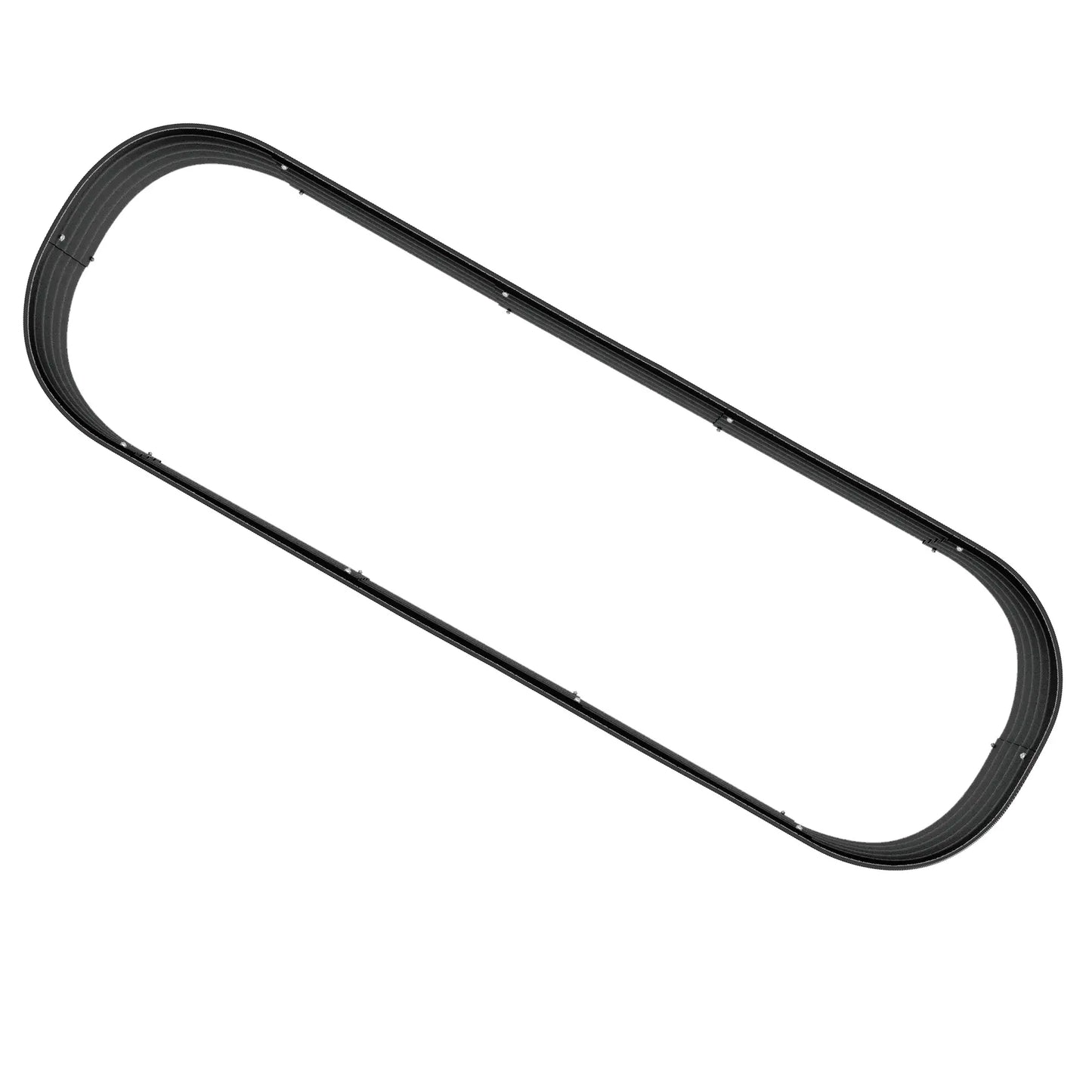 6.4 x 2 x 1ft Galvanized Raised Garden Bed, Metal Planter Box, Dark Grey Raised Garden Beds at Gallery Canada