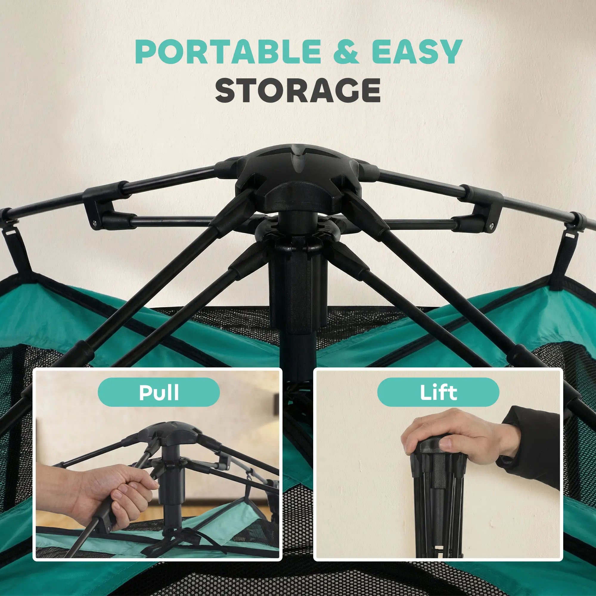 Cat Tent, 3-Tier Portable Pet Tent, Multi-Door, Carry Bag, Breathable Mesh Cat Houses at Gallery Canada