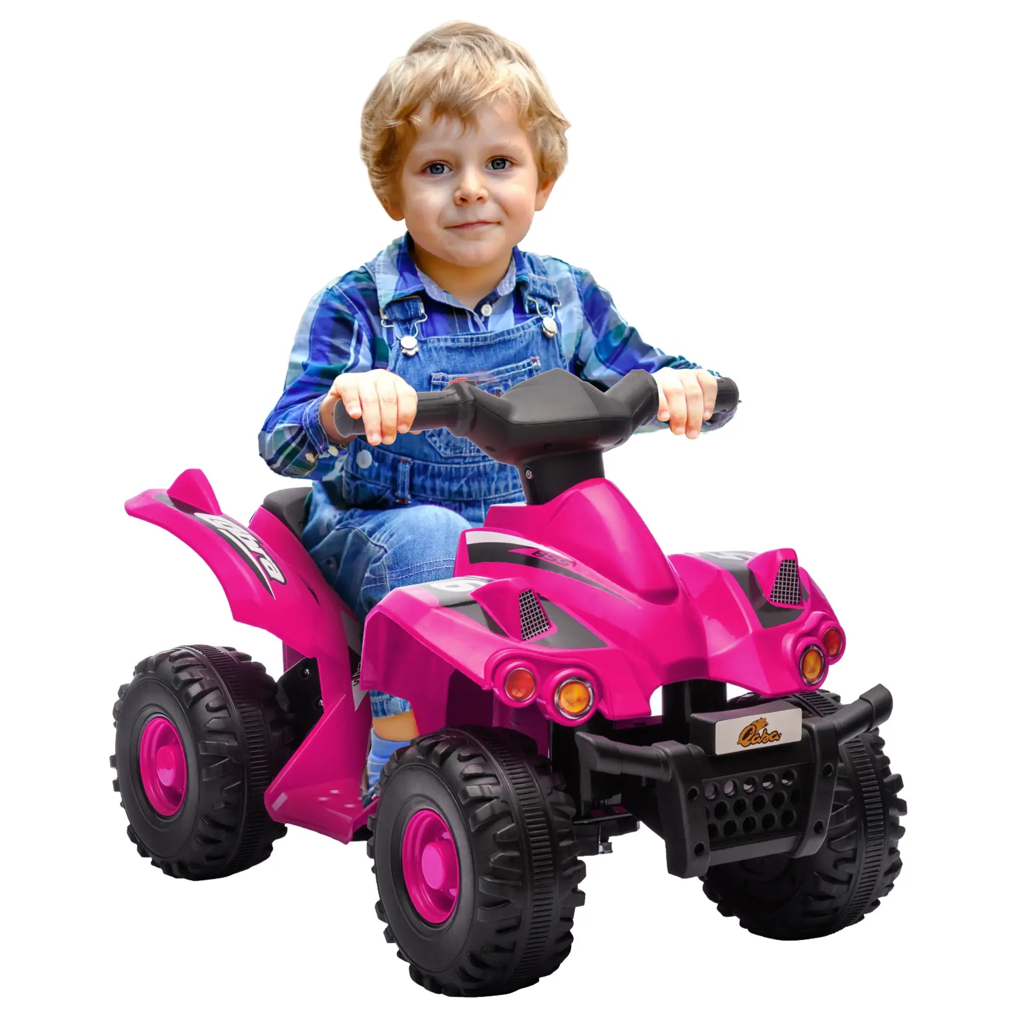 6V Kids ATV Quad with Music, Forward, for 2-6 Years, Pink Electric Toy Cars Pink at Gallery Canada