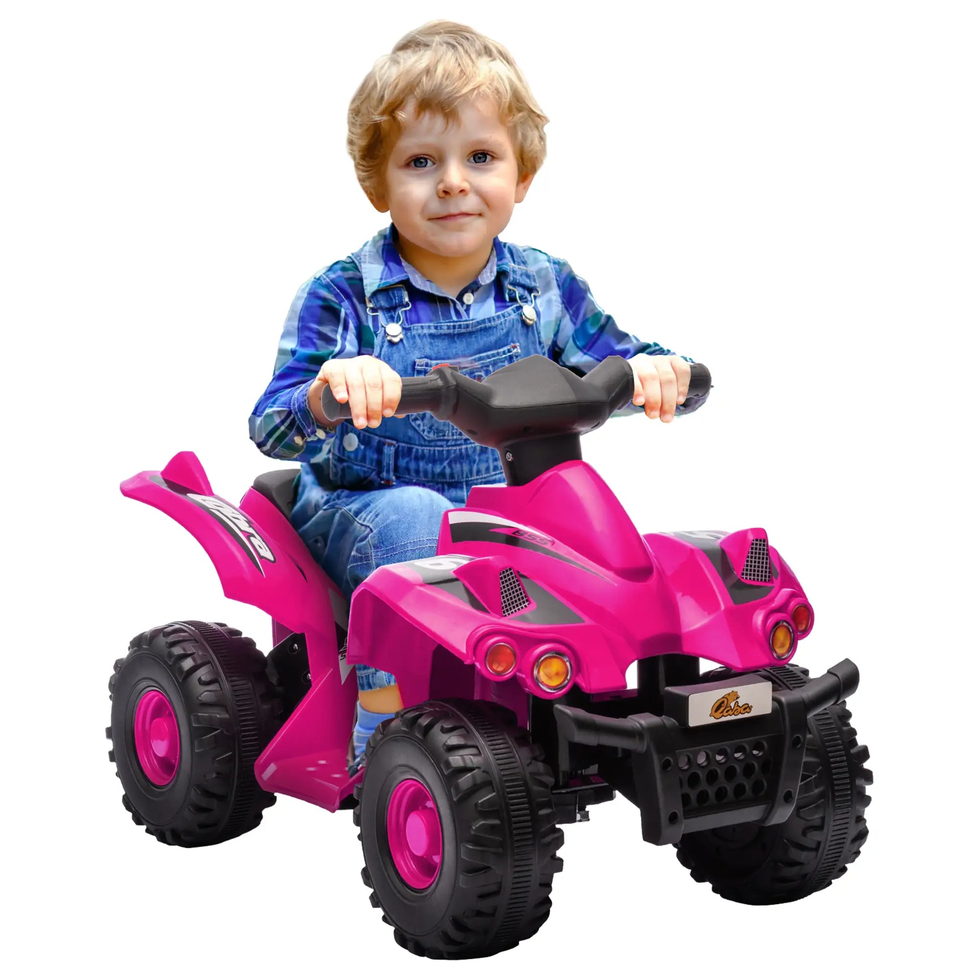 6V Kids ATV Quad with Music, Forward, for 2-6 Years, Pink Electric Toy Cars Pink at Gallery Canada