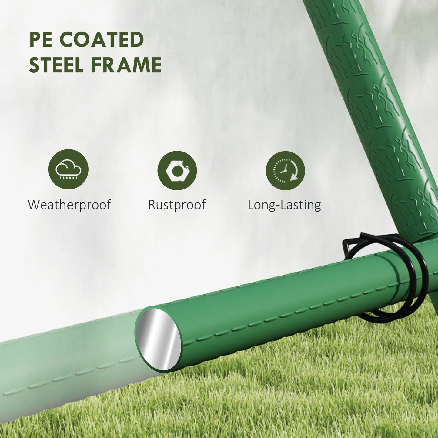 Adjustable A-Frame Garden Trellis, 20 Metal Clips, 4 Net Straps Plant Stands at Gallery Canada