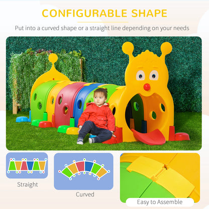 Caterpillar Tunnel for Kids, 3-6 Years, Multicoloured Children's Play Tunnels at Gallery Canada