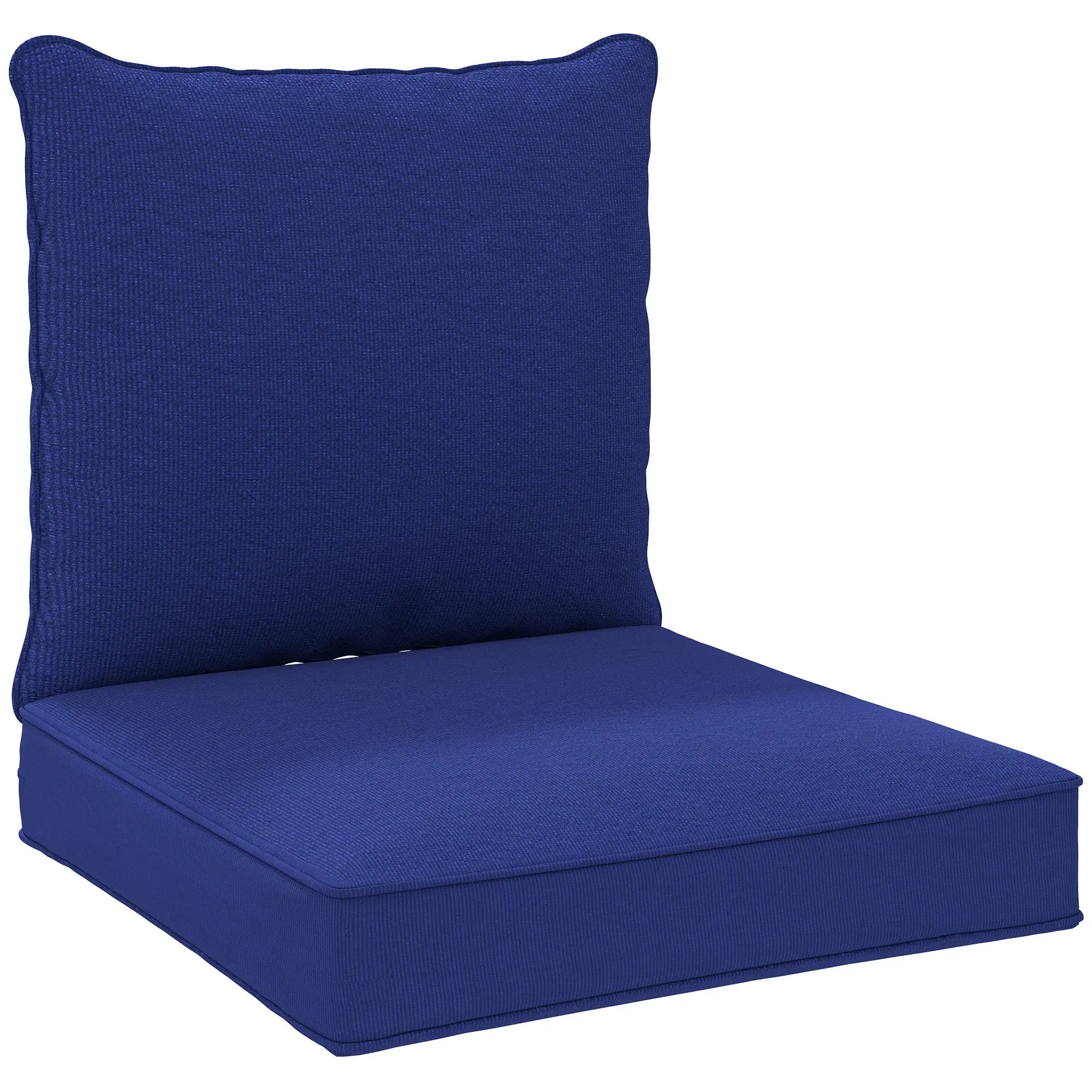 Patio Chair Cushions, Thick Deep Seat, Dark Blue Patio Chair Cushions at Gallery Canada