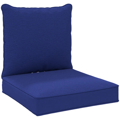Patio Chair Cushions, Thick Deep Seat, Dark Blue Patio Chair Cushions at Gallery Canada