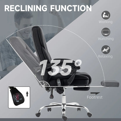 Reclining Massage Office Chair, Black Massage Chairs at Gallery Canada