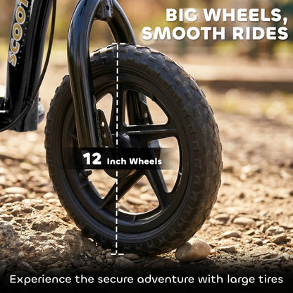 Kids Scooter, Street Bike, 12'' Tire, 5-12 Years, Black Scooters at Gallery Canada