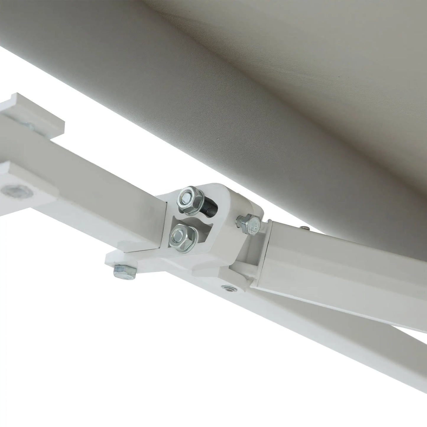 12' x 8' Retractable Awning, Manual Crank, UV Water-Resistant, Grey Deck Awnings at Gallery Canada
