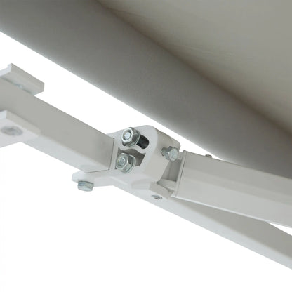 12' x 8' Retractable Awning, Manual Crank, UV Water-Resistant, Grey Deck Awnings at Gallery Canada