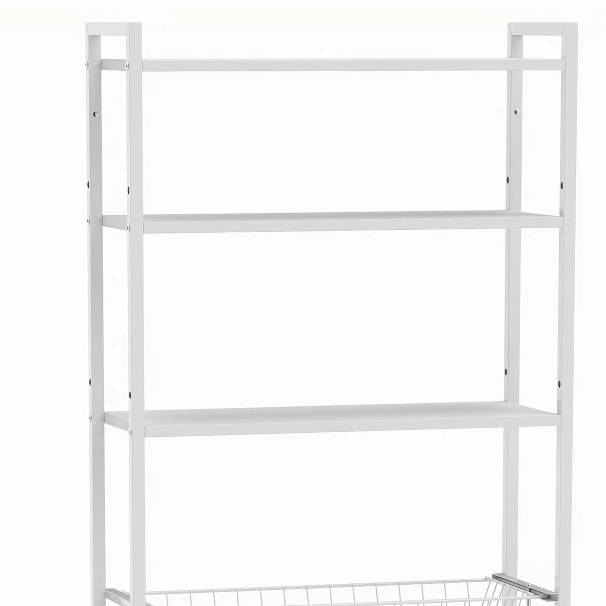 3-Tier Over-the-Toilet Storage Shelf, Adjustable Shelves, White