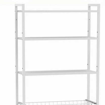 3-Tier Over-the-Toilet Storage Shelf, Adjustable Shelves, White