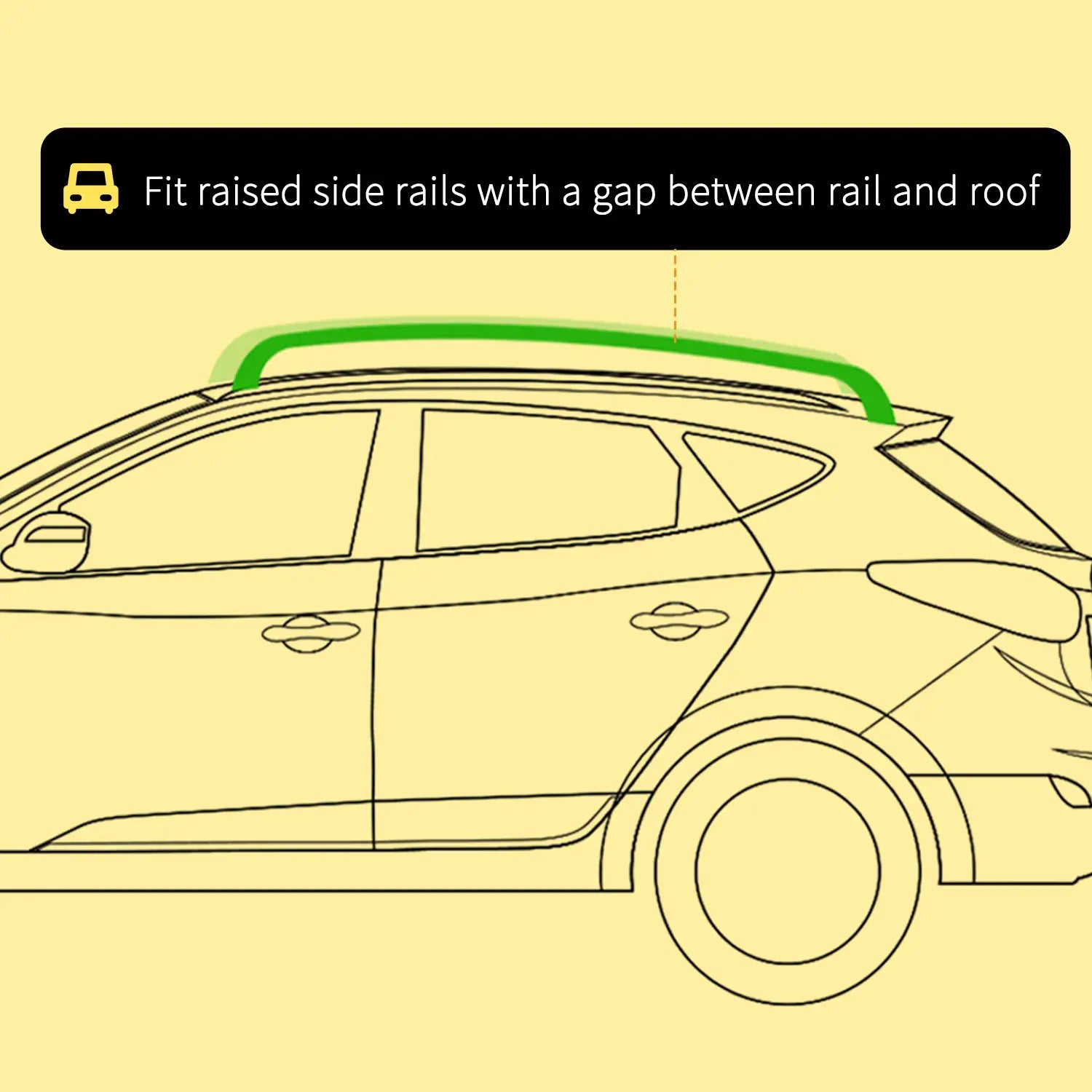 2pc Lockable Aluminum Roof Rack Cross Bars, Adjustable Luggage Carrier (53"), Silver Automotive at Gallery Canada