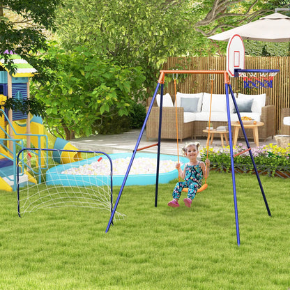 Kids Outdoor Swing, Basketball Hoop, Football Goal, 3-8 Years Gym Sets & Swings at Gallery Canada
