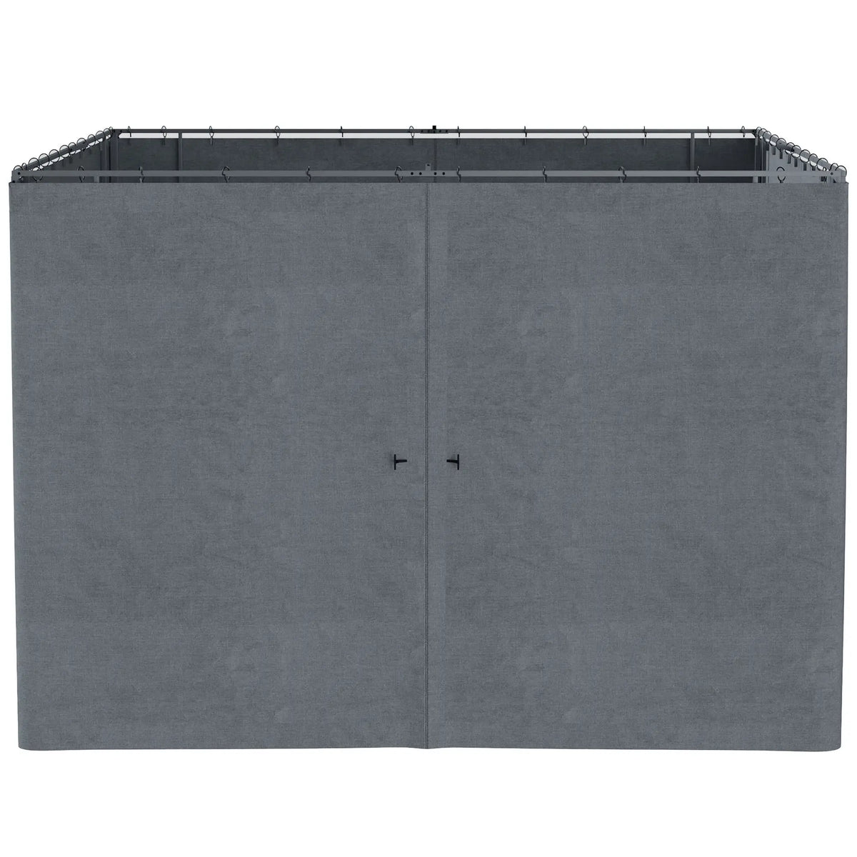 10x10 FT Gazebo Replacement Curtains, 4 Panels Sidewall, Slate Grey Gazebo Sidewalls at Gallery Canada