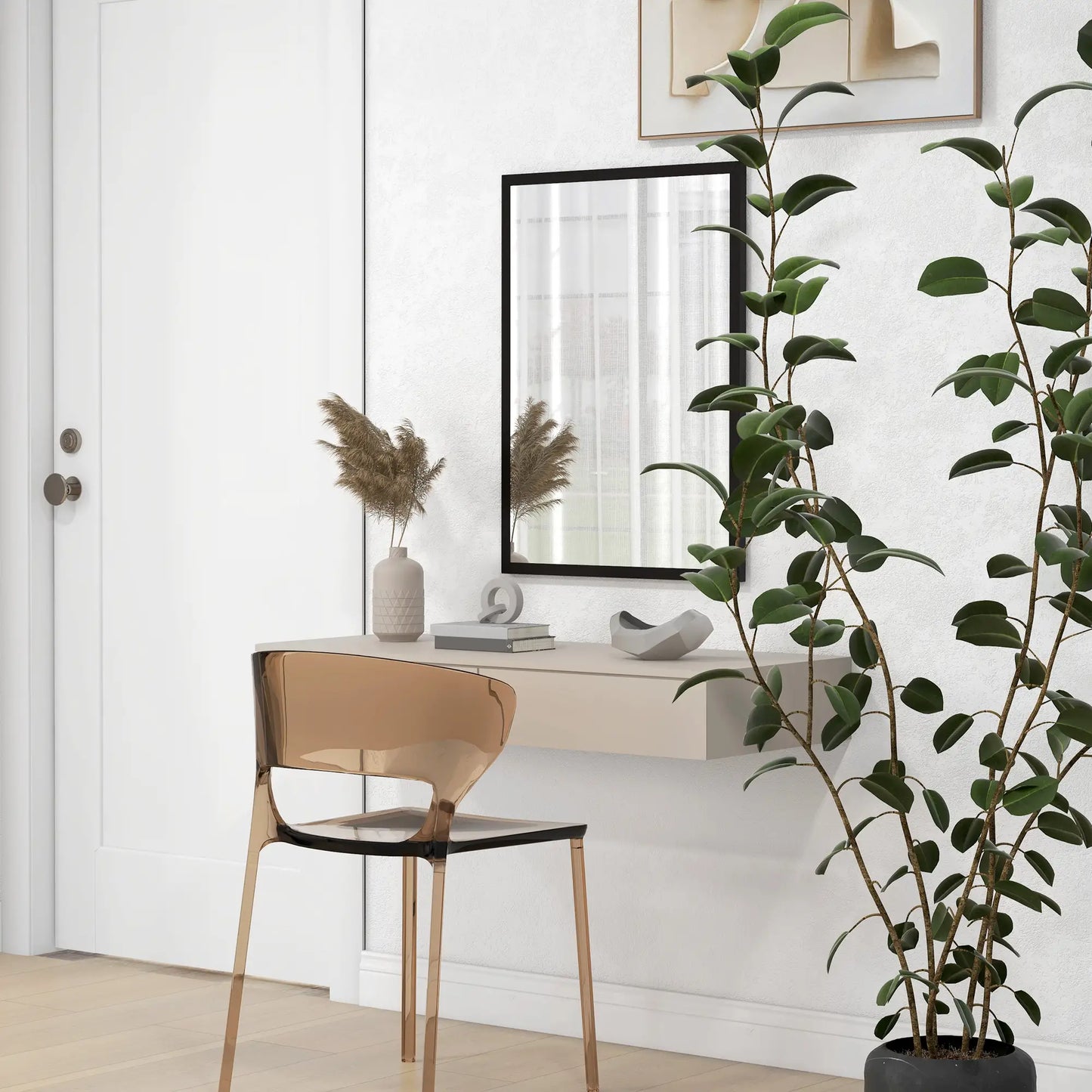 22" x 30" Bathroom Mirror, Rectangular Wall Mirror, Black Wall Mirrors at Gallery Canada