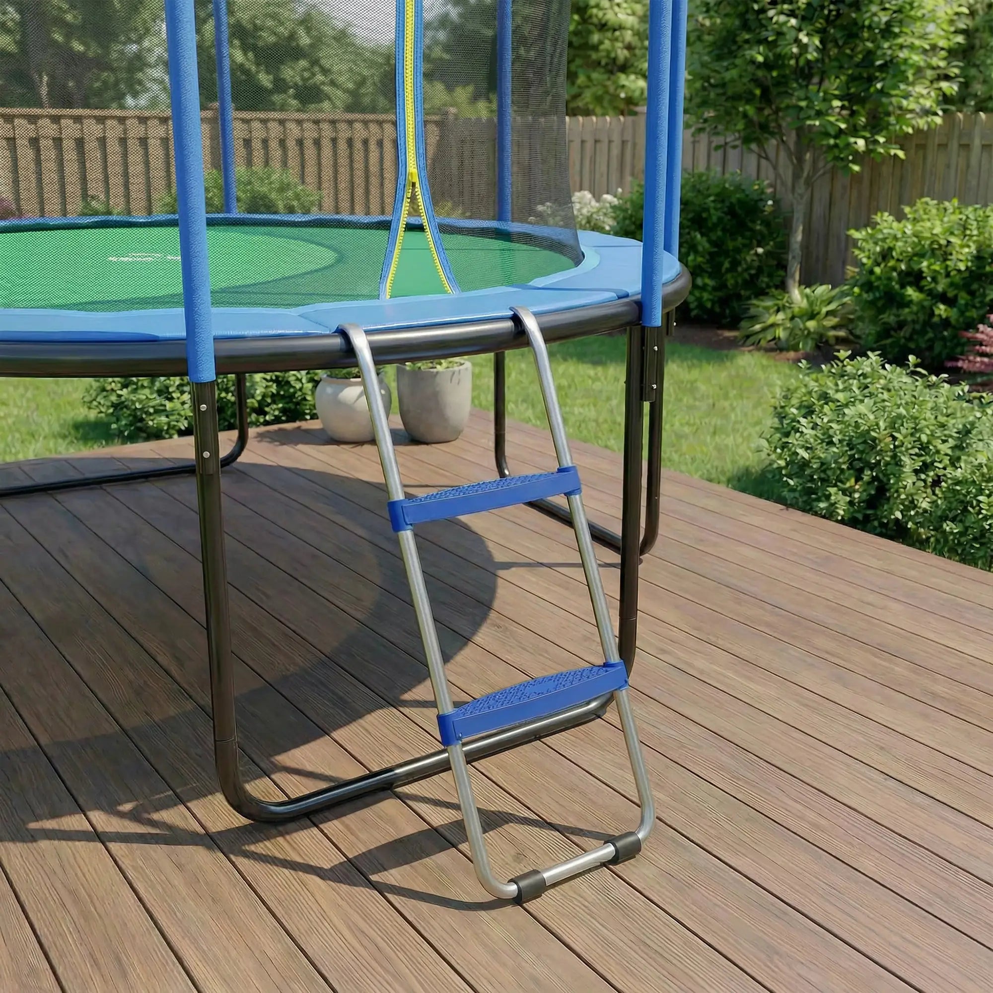 Trampoline Ladder, 2 Steps, Galvanized Steel, 330LBS Capacity Trampolines at Gallery Canada
