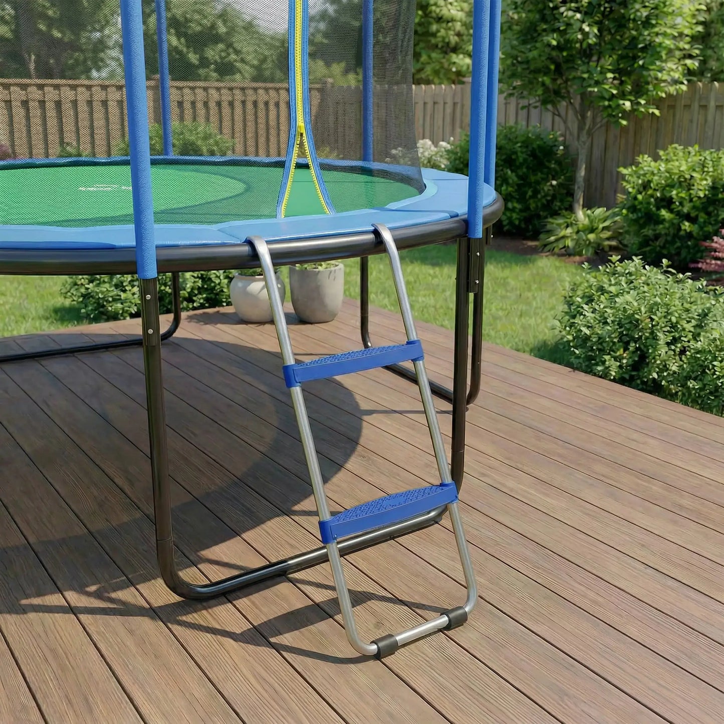 Trampoline Ladder, 2 Steps, Galvanized Steel, 330LBS Capacity Trampolines at Gallery Canada