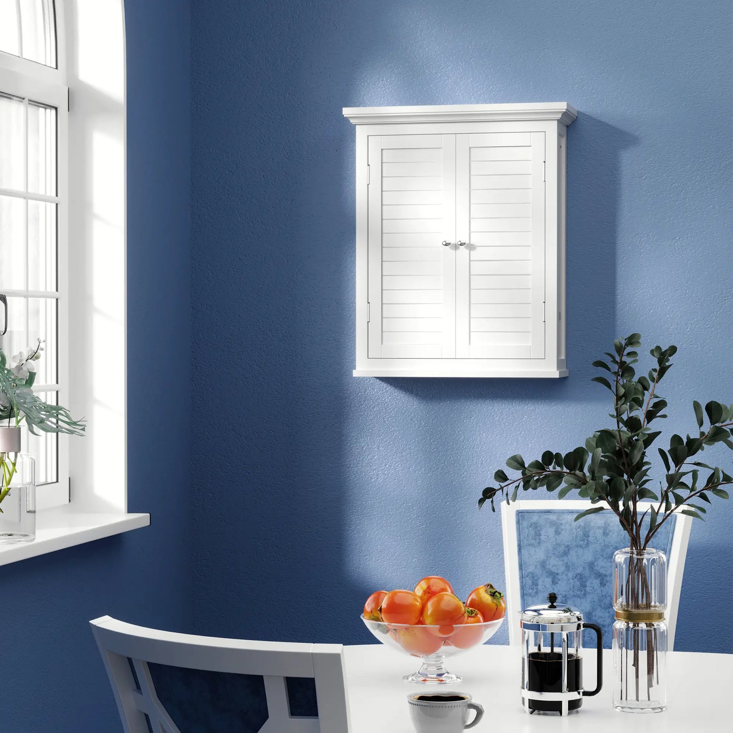 Over Toilet Storage Cabinet, Adjustable Shelf, White Wall Mounted Cabinets at Gallery Canada