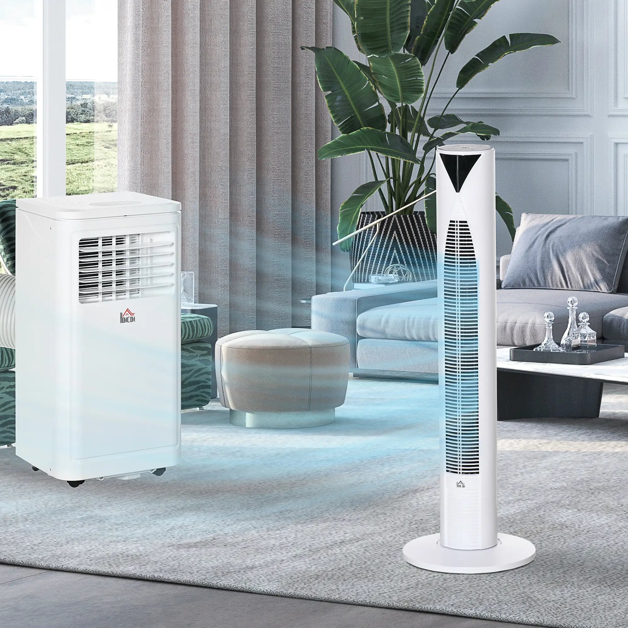 8000 BTU Portable Air Conditioner, 344 Sq. Ft., White Air Conditioner at Gallery Canada