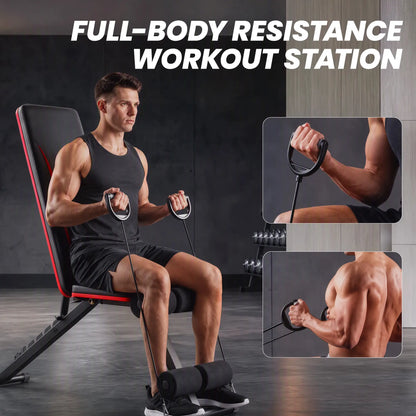 Folding Weight Bench, 7-Position Adjustable Incline Decline Weight Benches at Gallery Canada