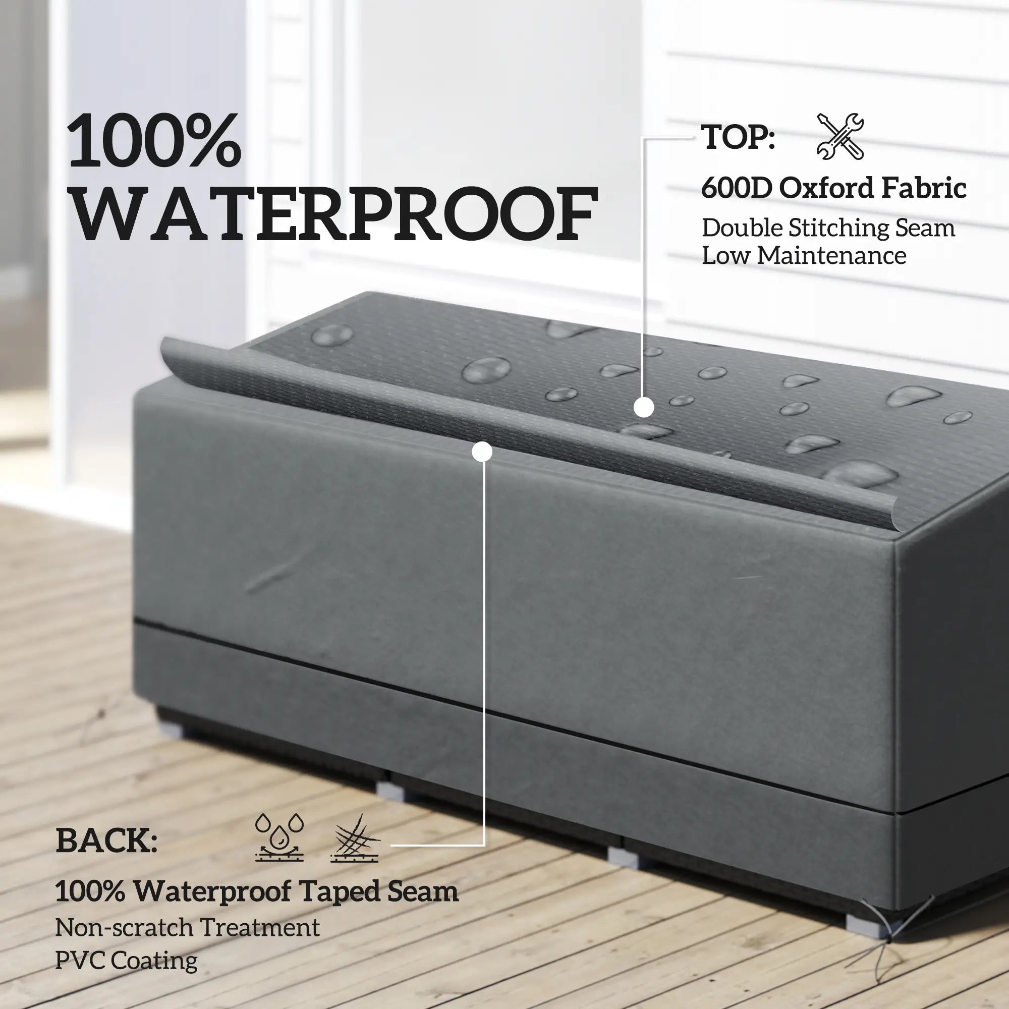Waterproof 3 Seater Sofa Cover, 75