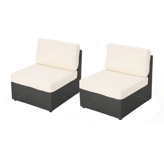Patio Chair Set, Water Resistant Cushions, 26" L x 30.5" W x 26" H, Antique Grey Patio Chairs Antique Grey at Gallery Canada
