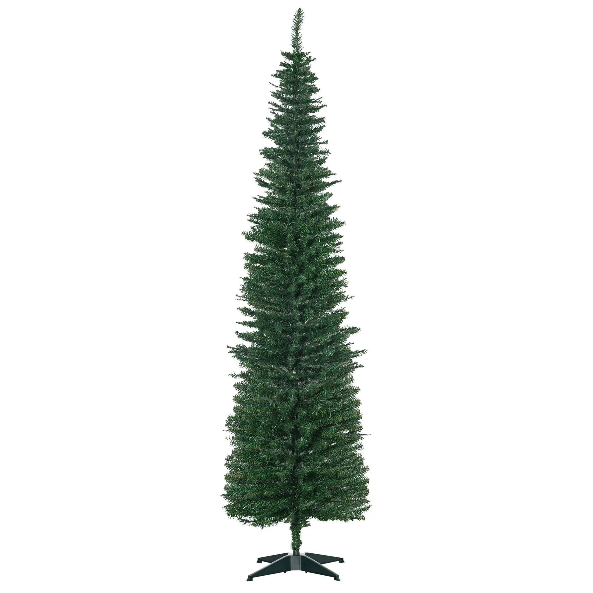 7' PVC Slim Pencil Artificial Christmas Tree, 390 Branch Tips Pencil Christmas Trees at Gallery Canada
