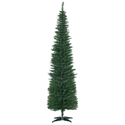 7' PVC Slim Pencil Artificial Christmas Tree, 390 Branch Tips Pencil Christmas Trees at Gallery Canada