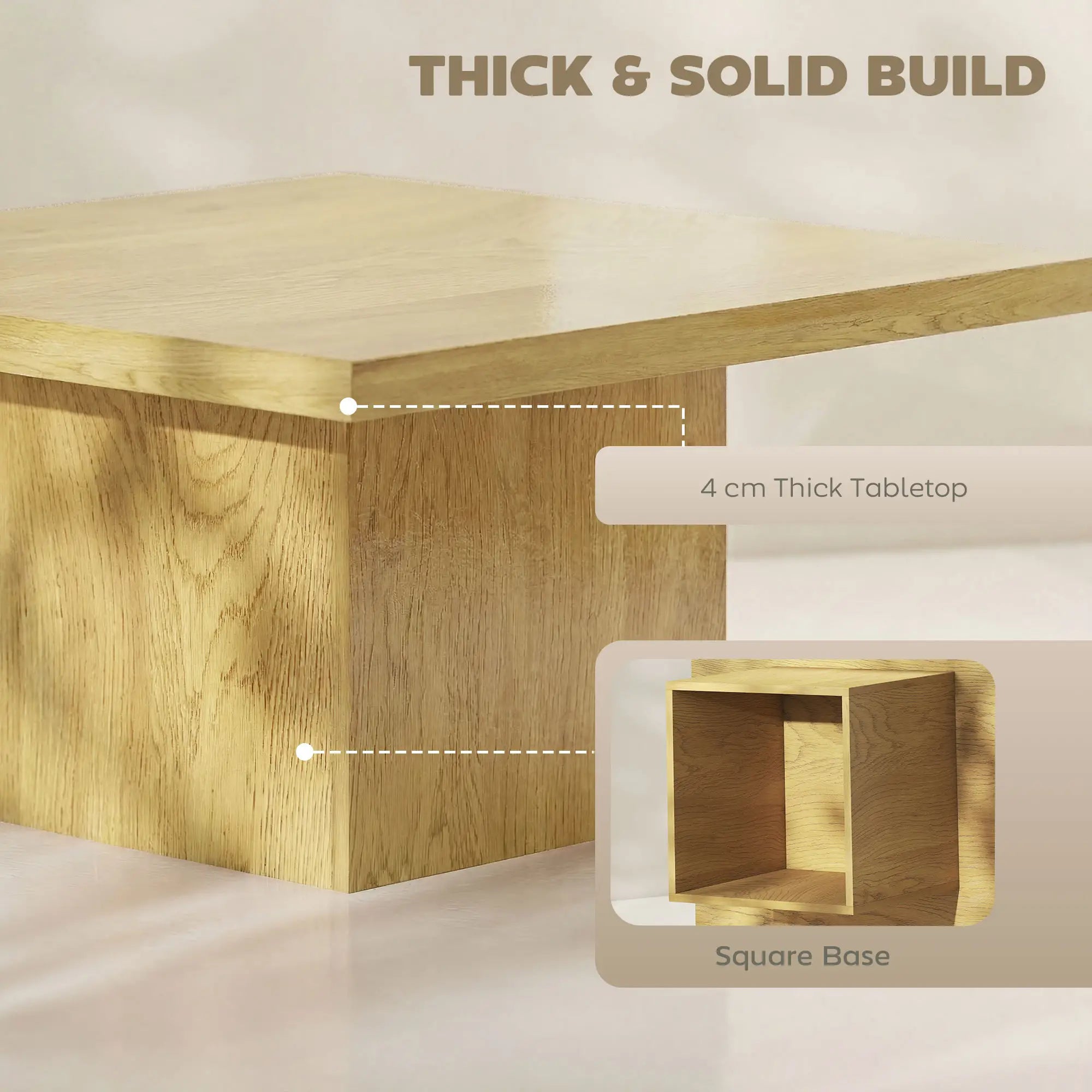 Square Coffee Table, 1.6