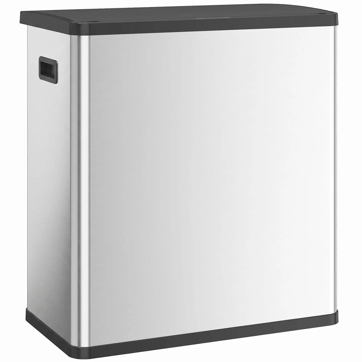 Automatic Trash Can, 15.8Gal, 60L Dual Compartment, Silver