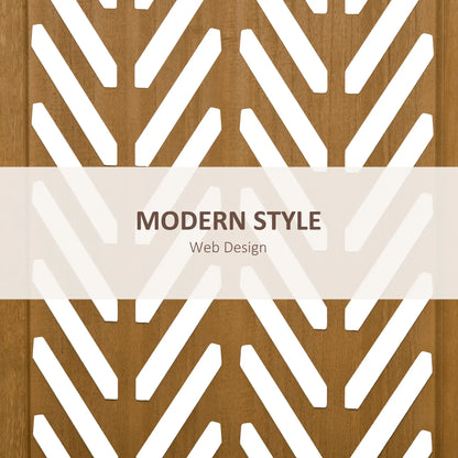 3 Panel Room Divider, 5.6ft Tall, Wood Folding Privacy Screen, Light Brown Room Dividers at Gallery Canada