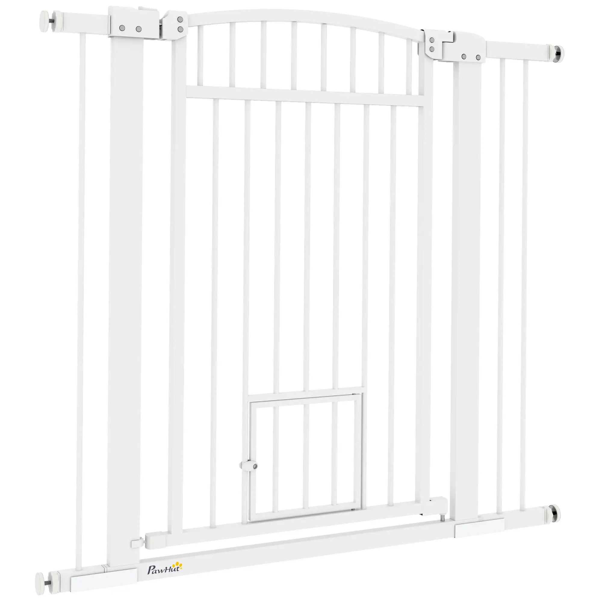 30-41 Inch Extra Wide Pet Gate, 37 Inch H, Small Door, Extension Kit Pet Gates White at Gallery Canada