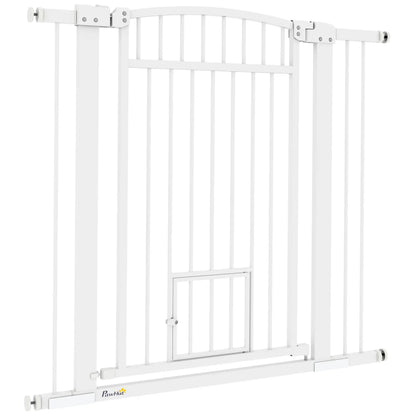 30-41 Inch Extra Wide Pet Gate, 37 Inch H, Small Door, Extension Kit Pet Gates White at Gallery Canada