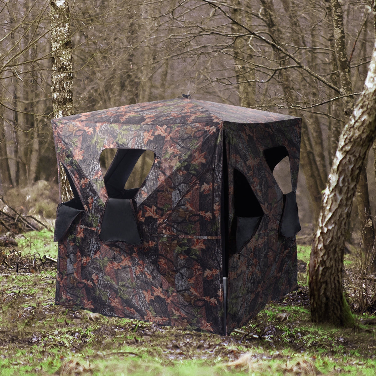 Ground Hunting Blind Portable Deer Pop Up Camo Hunter Hunting & Shooting at Gallery Canada