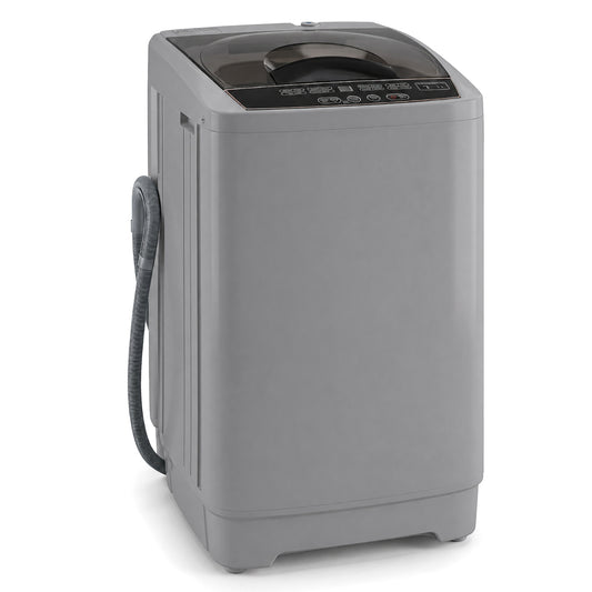 9.93 Lbs Full Automatic Washing Machine, 8 Programs, Gray Washing Machines Gray at Gallery Canada