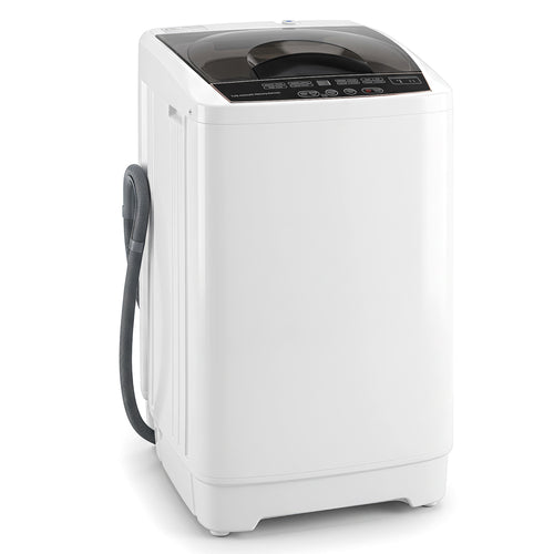 9.93 Lbs Full Automatic Washing Machine, 8 Programs, White