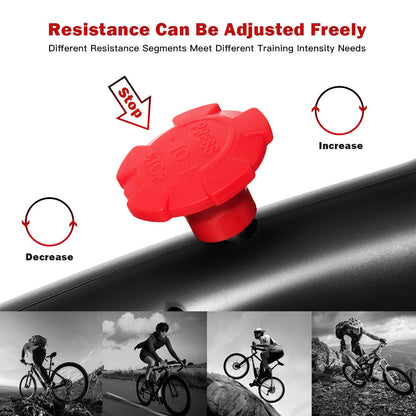 Stationary Exercise Bike Silent Belt with 20LBS Flywheel, Black Exercise Bikes at Gallery Canada