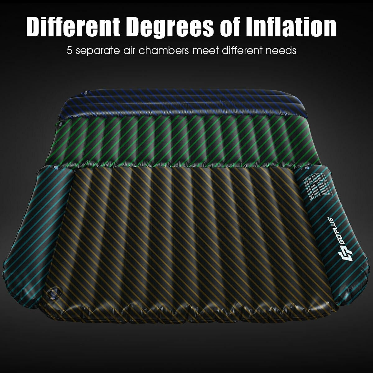 Inflatable SUV Air Backseat Mattress Travel Pad with Pump Outdoor