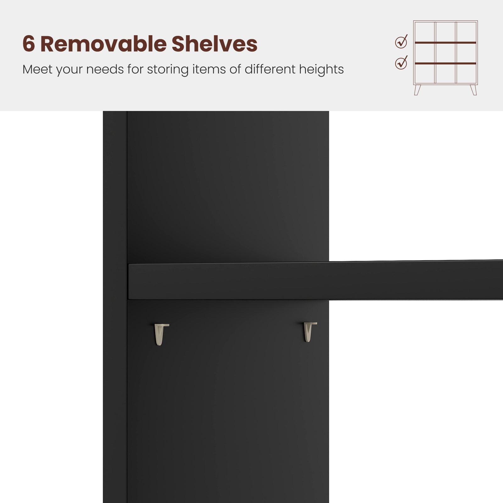 9-Cube Bookcase, 6 Removable Shelves, Black Bookcases at Gallery Canada