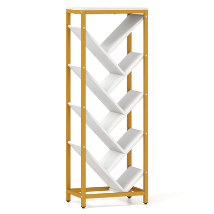 9-Tier Freestanding Bookcase, White Bookcases at Gallery Canada