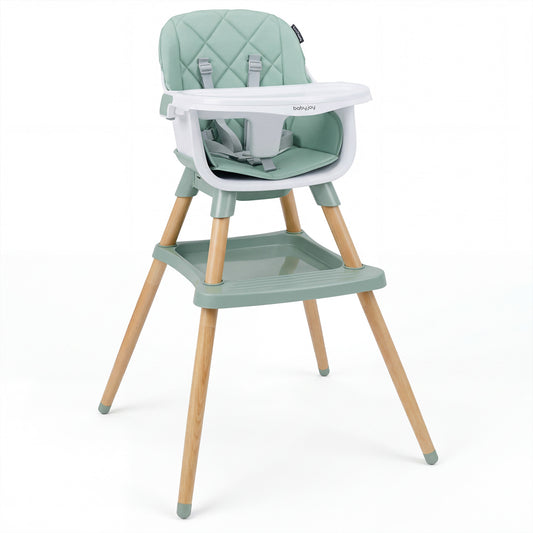 9-In-1 Convertible High Chair, With Seat Cushion, Green High Chairs Green at Gallery Canada