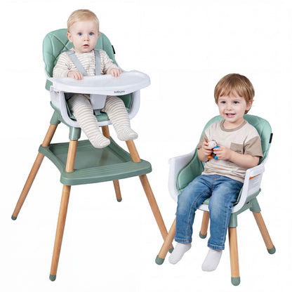 9-In-1 Convertible High Chair, With Seat Cushion, Green High Chairs at Gallery Canada