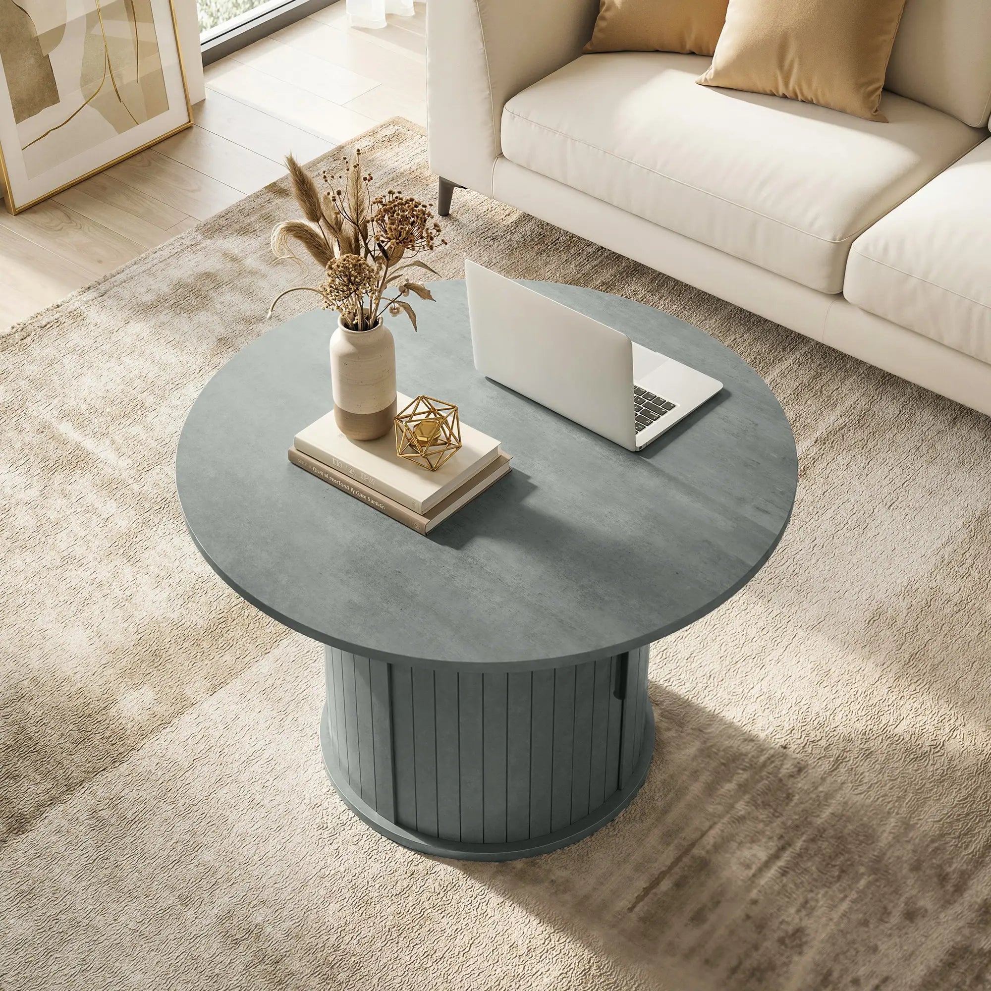 Round Coffee Table, 31.5