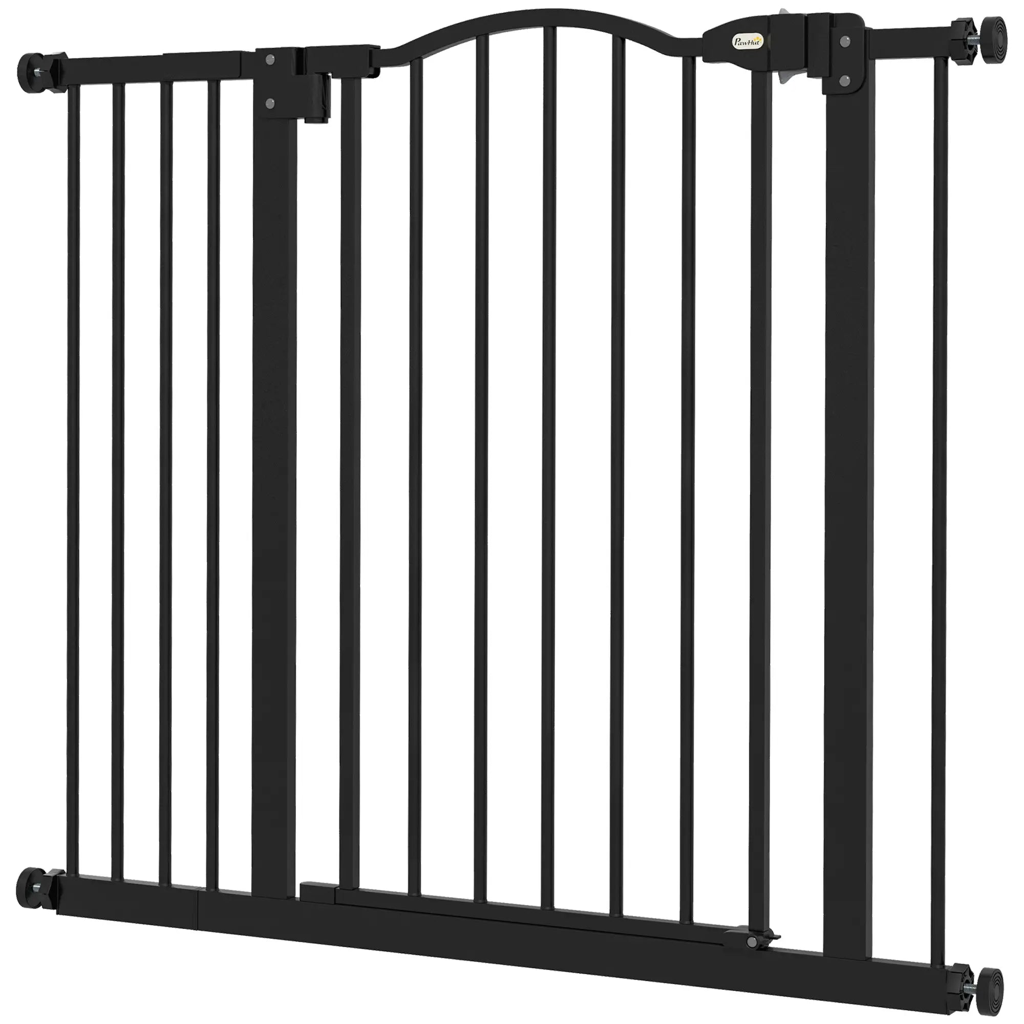 Extra Tall Dog Gate With Door, Pressure Fit, Auto Close, 29