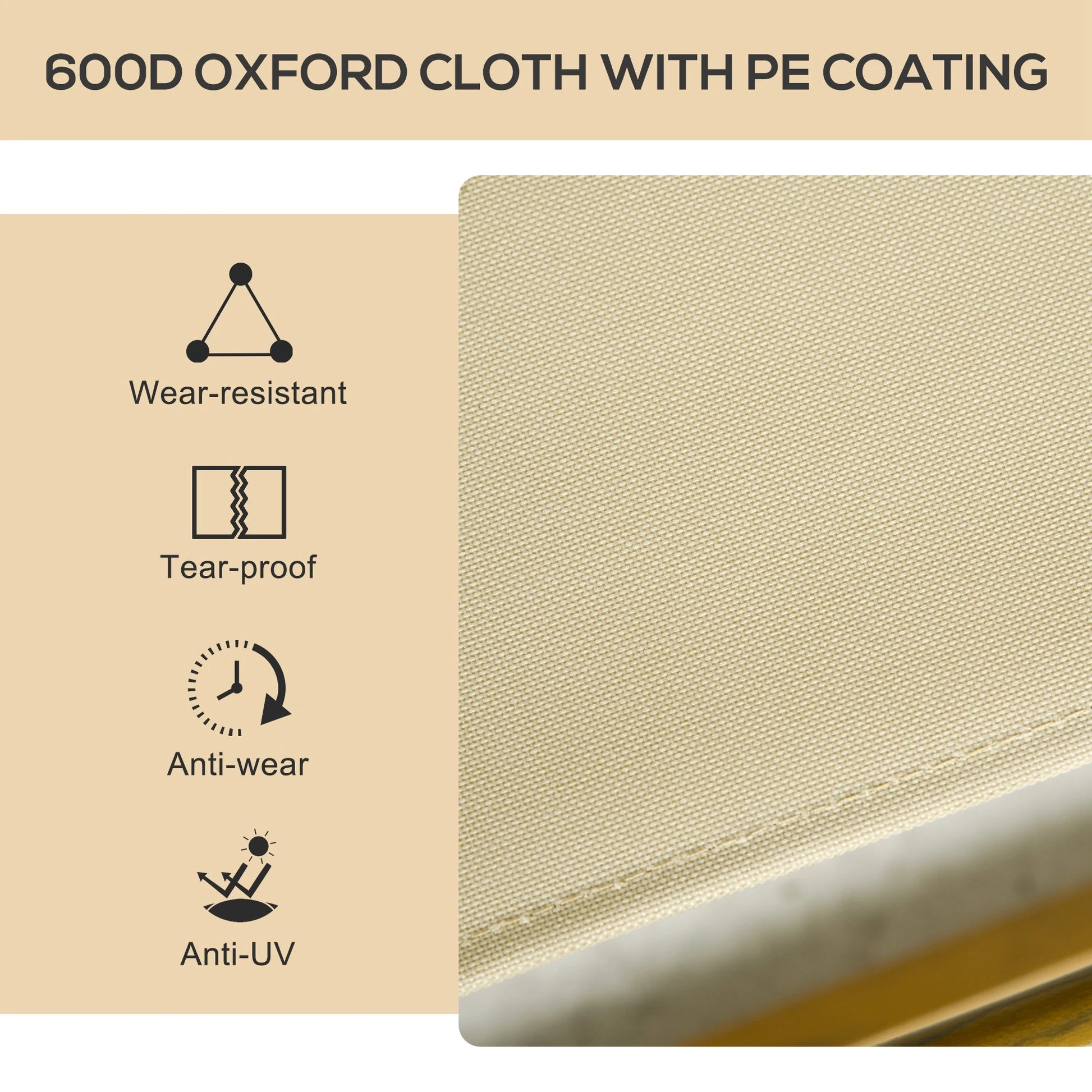 Set of 2 Lightweight Folding Camping Chairs, Portable, Beige Picnic Tables & Camping Chairs at Gallery Canada