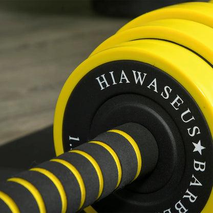 Adjustable Dumbbell Barbell Set 55lbs, Strength Training, Home Gym Dumbbells & Barbells at Gallery Canada
