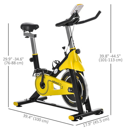 Stationary Exercise Bike, Adjustable Resistance, LCD Display, Home Gym Exercise & Stationary Bikes at Gallery Canada